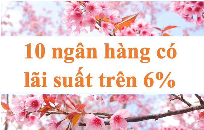 Lãi suất ngân hàng hôm nay 29.6: 10 ngân hàng có lãi suất trên 6%