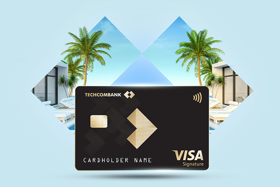 Thẻ đen Techcombank Visa Signature (Nguồn: Internet)