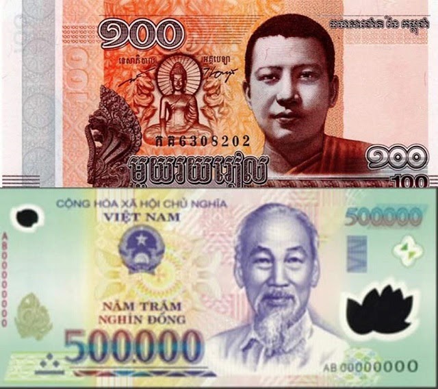 Bạn có thể đổi tiền Riel tại cửa khẩu hoặc tại ngân hàng ở Campuchia để nhận được nhiều tỷ giá ưu đãi